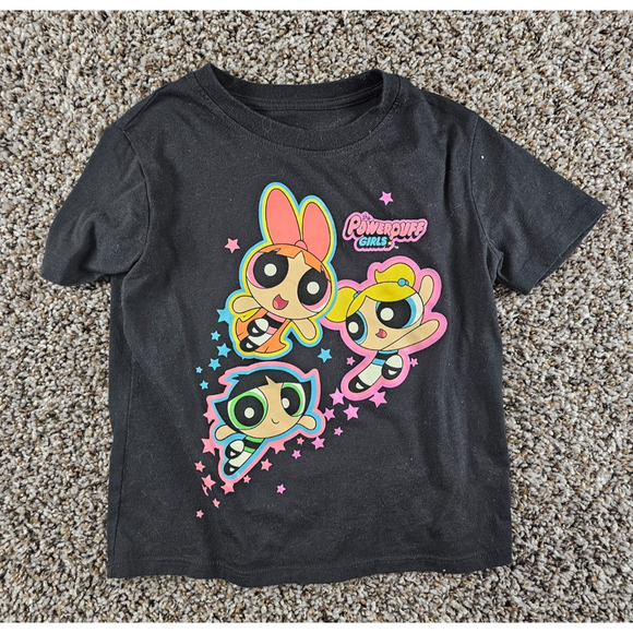Powerpuff Girls Other - Powerpuff Girls Sz S Short Sleeve T Shirt Cartoon Network Black Pink